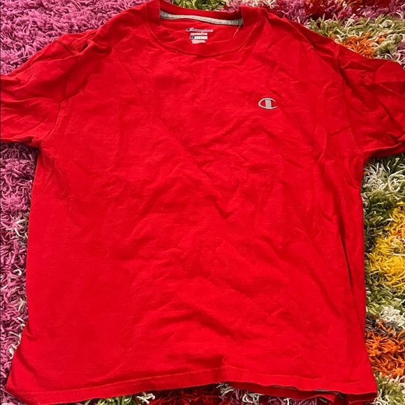 Champion Men's Vibrant Red Tee - Picture 1 of 2
